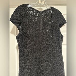 Elegant Black Lace Women's Top